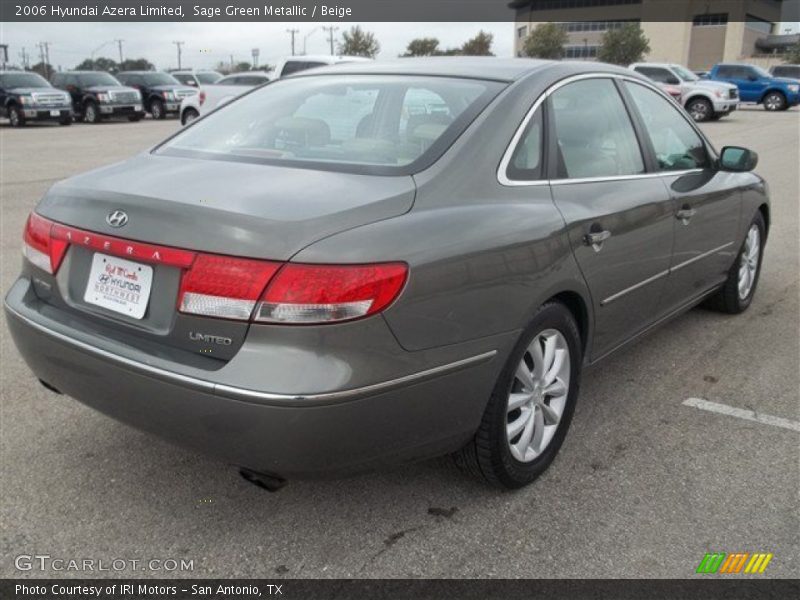 Sage Green Metallic / Beige 2006 Hyundai Azera Limited