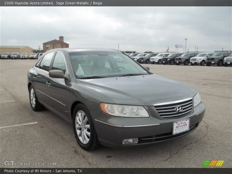 Sage Green Metallic / Beige 2006 Hyundai Azera Limited