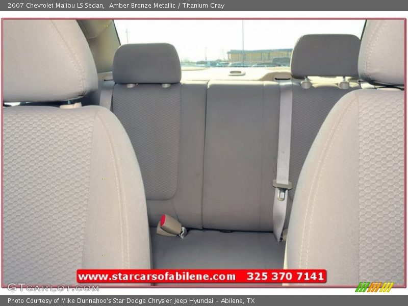 Amber Bronze Metallic / Titanium Gray 2007 Chevrolet Malibu LS Sedan
