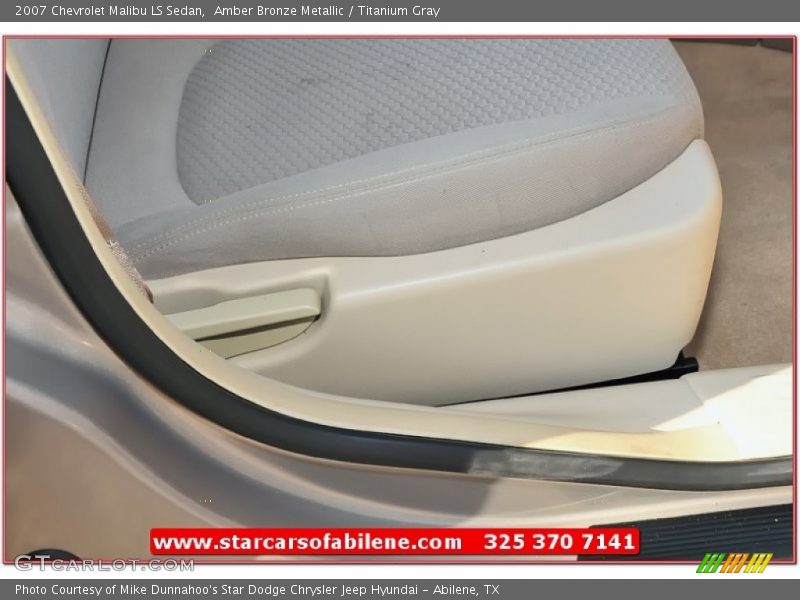 Amber Bronze Metallic / Titanium Gray 2007 Chevrolet Malibu LS Sedan