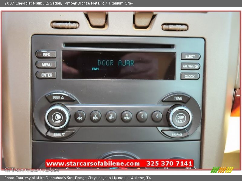 Amber Bronze Metallic / Titanium Gray 2007 Chevrolet Malibu LS Sedan