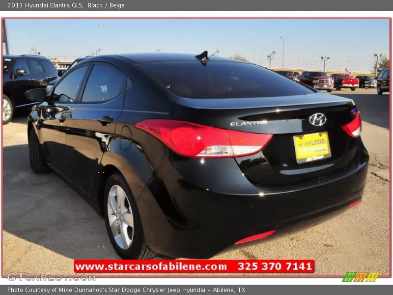 Black / Beige 2013 Hyundai Elantra GLS