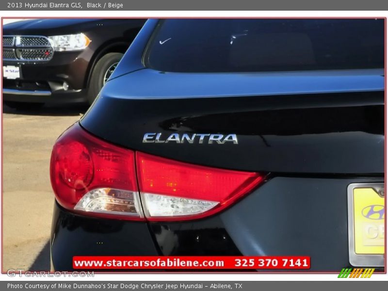 Black / Beige 2013 Hyundai Elantra GLS