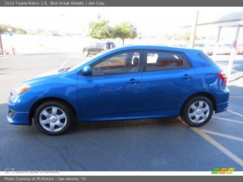Blue Streak Metallic / Ash Gray 2010 Toyota Matrix 1.8