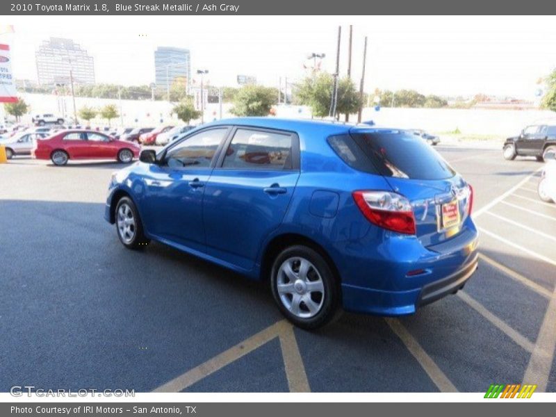 Blue Streak Metallic / Ash Gray 2010 Toyota Matrix 1.8