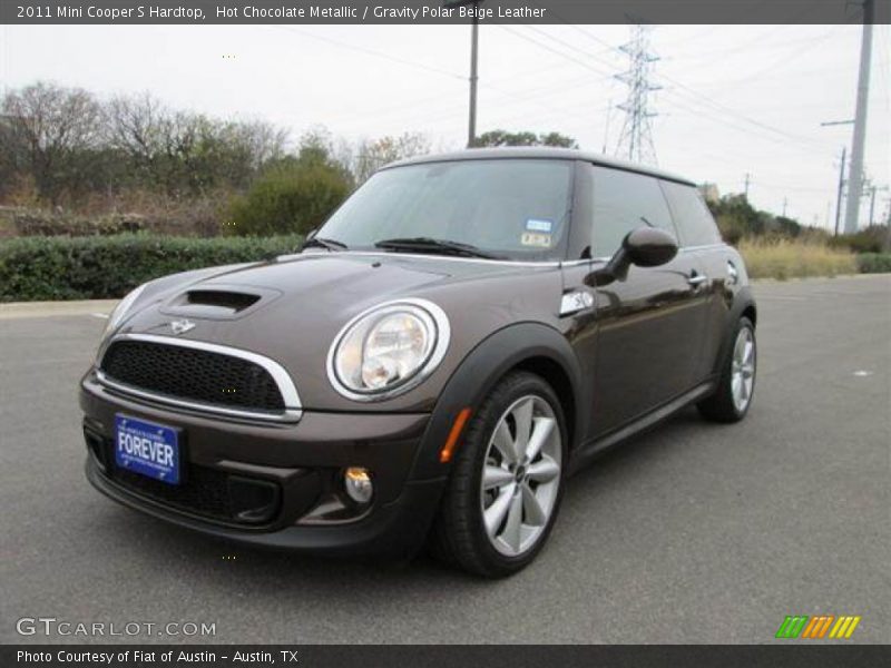 Hot Chocolate Metallic / Gravity Polar Beige Leather 2011 Mini Cooper S Hardtop