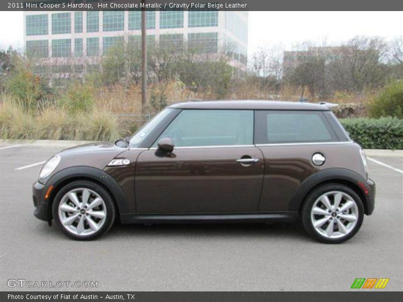 Hot Chocolate Metallic / Gravity Polar Beige Leather 2011 Mini Cooper S Hardtop
