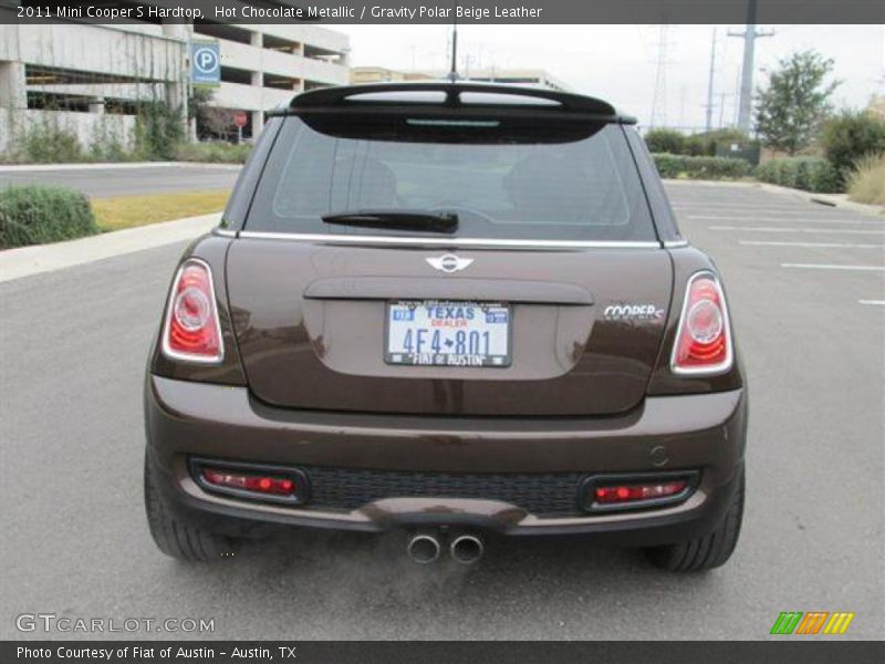 Hot Chocolate Metallic / Gravity Polar Beige Leather 2011 Mini Cooper S Hardtop