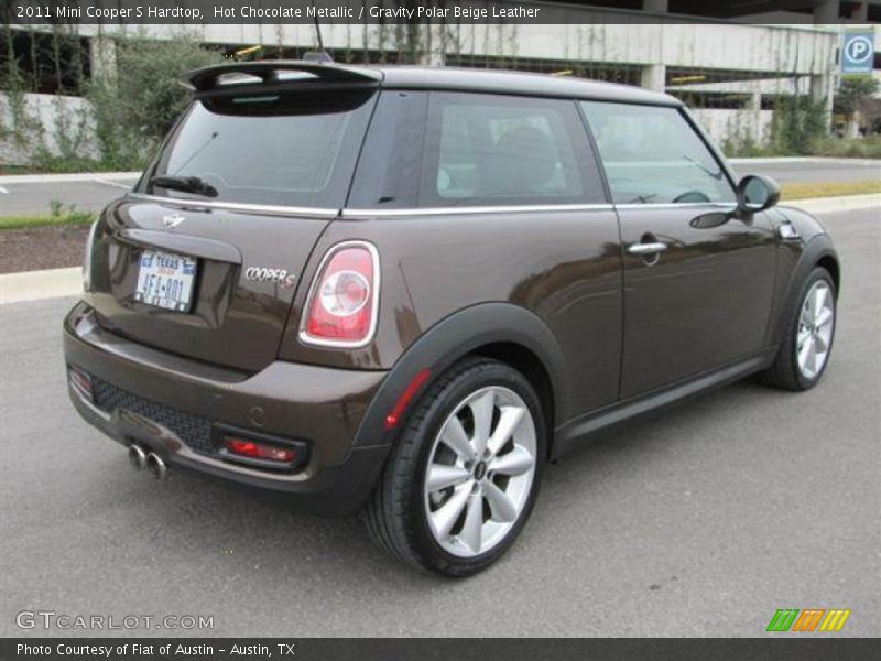 Hot Chocolate Metallic / Gravity Polar Beige Leather 2011 Mini Cooper S Hardtop