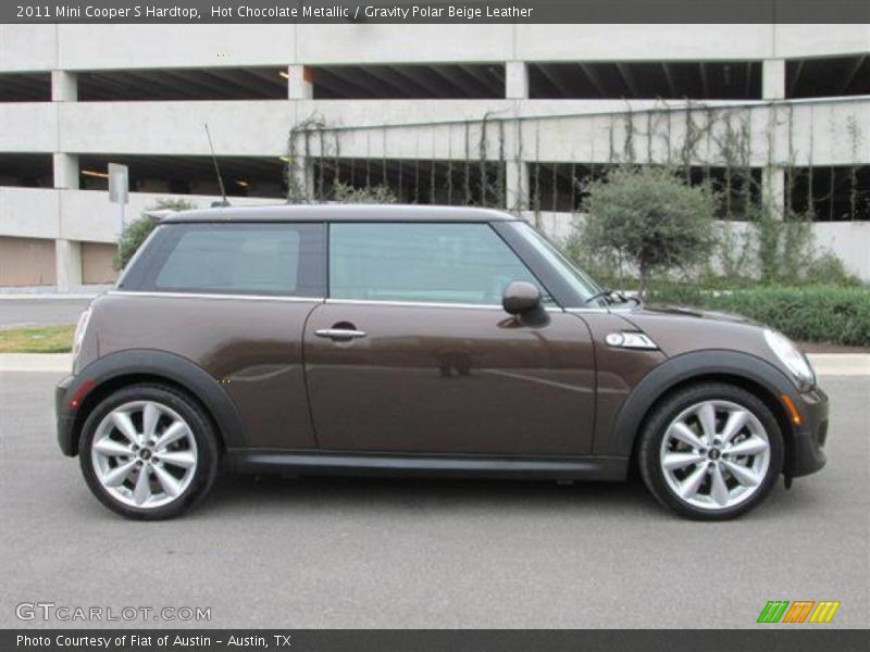 Hot Chocolate Metallic / Gravity Polar Beige Leather 2011 Mini Cooper S Hardtop