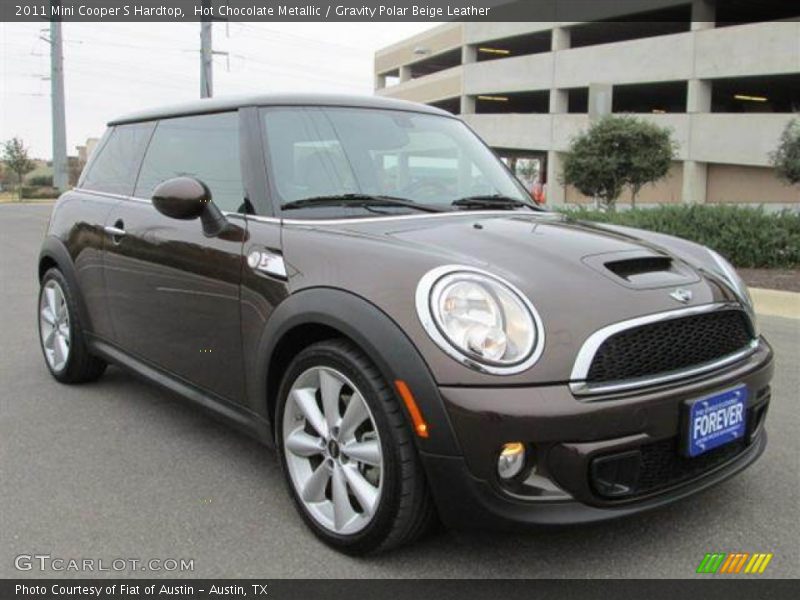 Hot Chocolate Metallic / Gravity Polar Beige Leather 2011 Mini Cooper S Hardtop