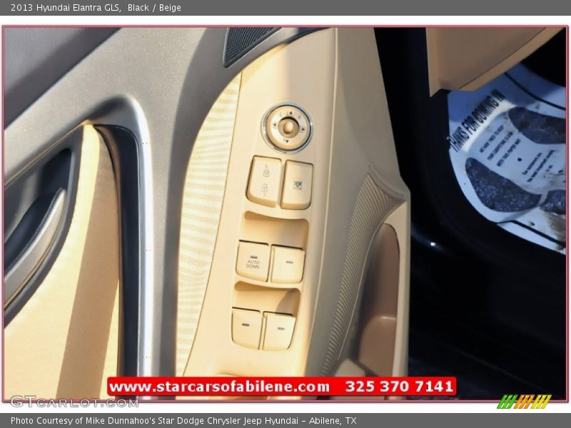Black / Beige 2013 Hyundai Elantra GLS