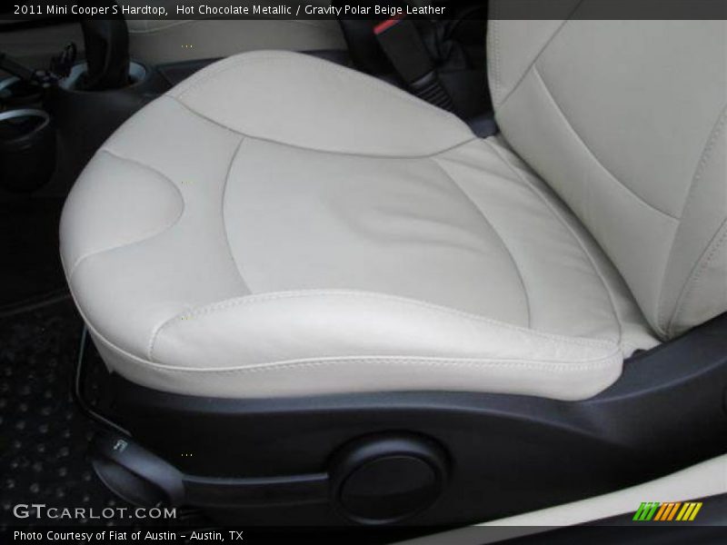 Hot Chocolate Metallic / Gravity Polar Beige Leather 2011 Mini Cooper S Hardtop