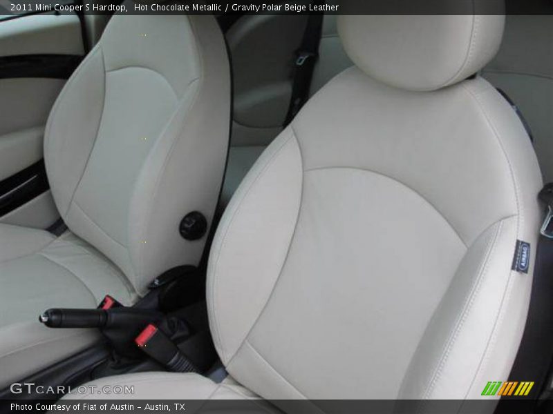 Hot Chocolate Metallic / Gravity Polar Beige Leather 2011 Mini Cooper S Hardtop