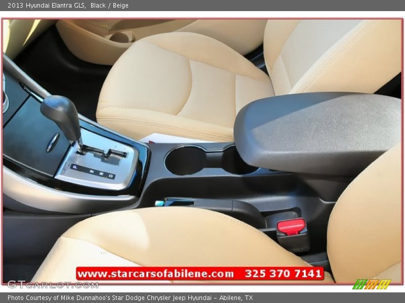 Black / Beige 2013 Hyundai Elantra GLS