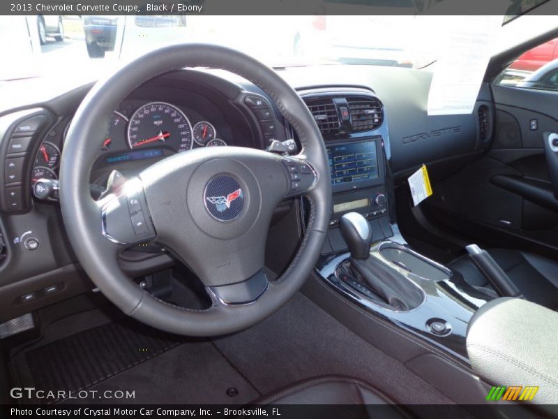  2013 Corvette Coupe Ebony Interior