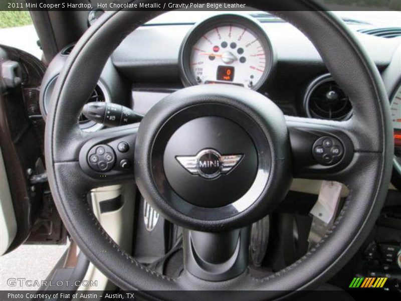 Hot Chocolate Metallic / Gravity Polar Beige Leather 2011 Mini Cooper S Hardtop