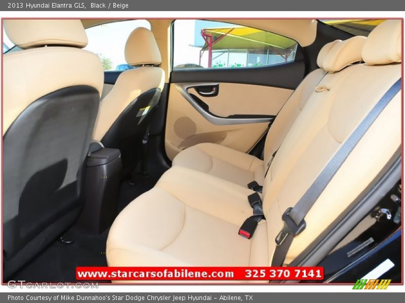 Black / Beige 2013 Hyundai Elantra GLS