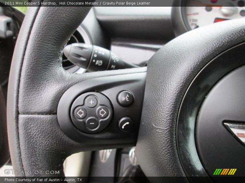 Hot Chocolate Metallic / Gravity Polar Beige Leather 2011 Mini Cooper S Hardtop