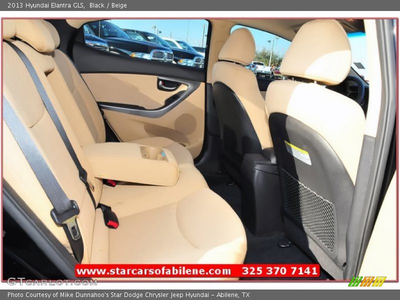 Black / Beige 2013 Hyundai Elantra GLS