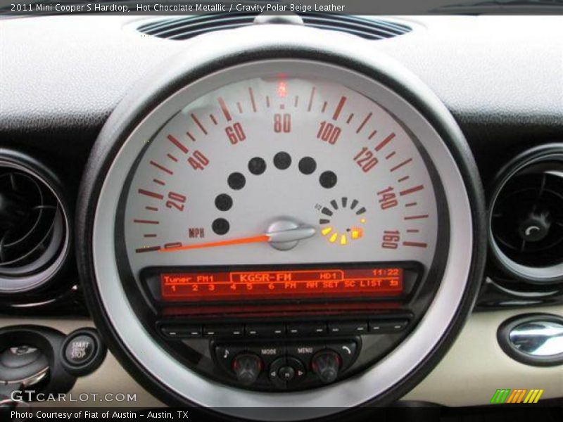 Hot Chocolate Metallic / Gravity Polar Beige Leather 2011 Mini Cooper S Hardtop