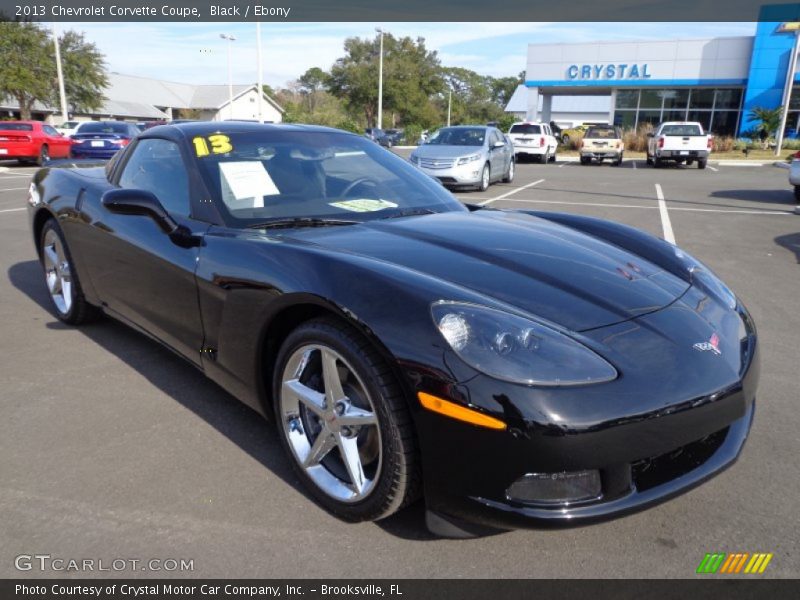 Black / Ebony 2013 Chevrolet Corvette Coupe