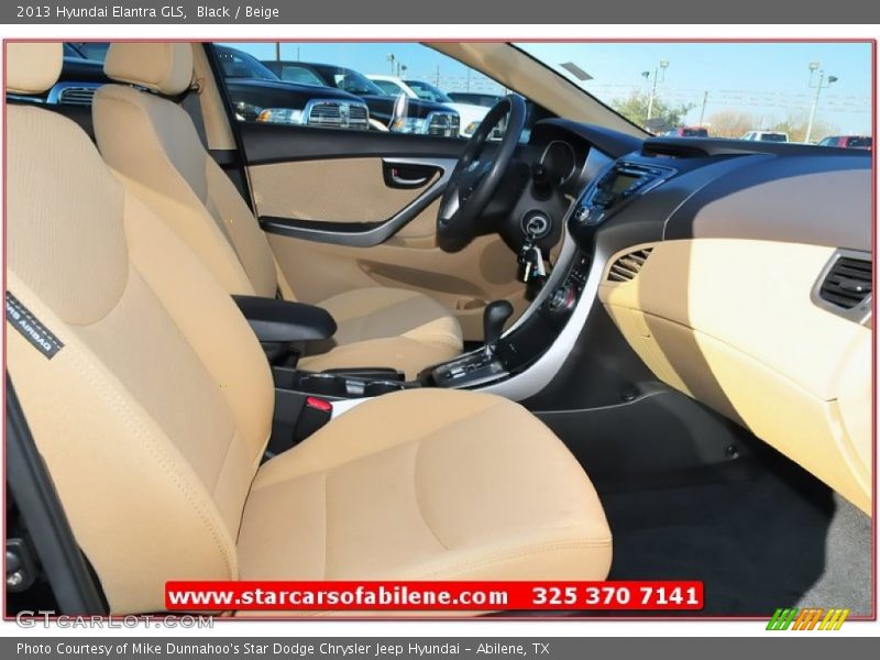 Black / Beige 2013 Hyundai Elantra GLS