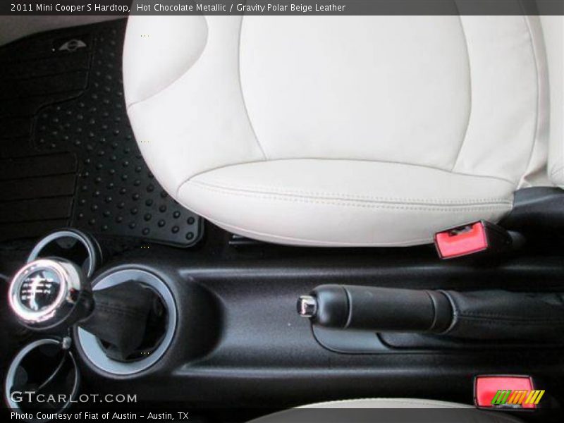 Hot Chocolate Metallic / Gravity Polar Beige Leather 2011 Mini Cooper S Hardtop