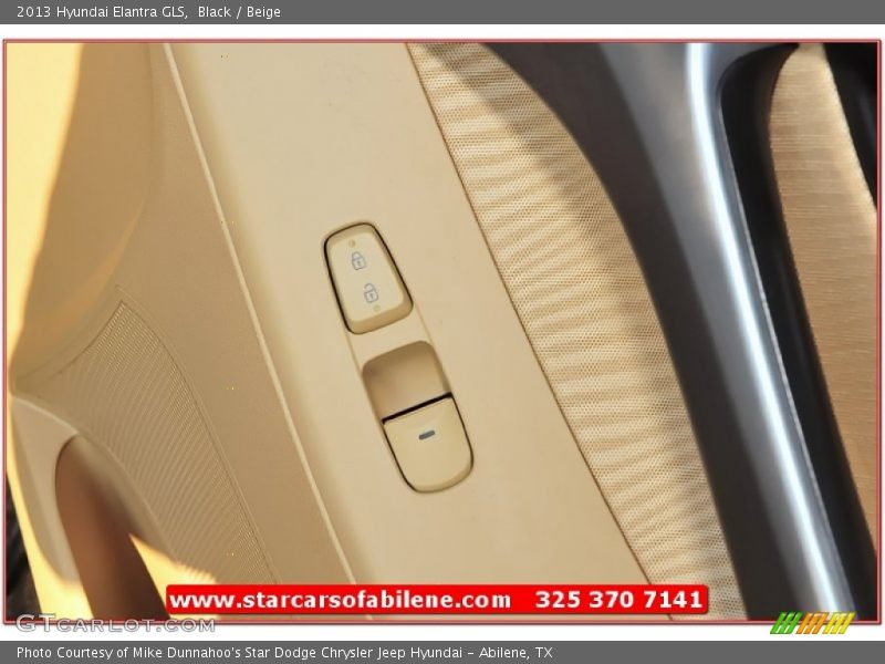 Black / Beige 2013 Hyundai Elantra GLS