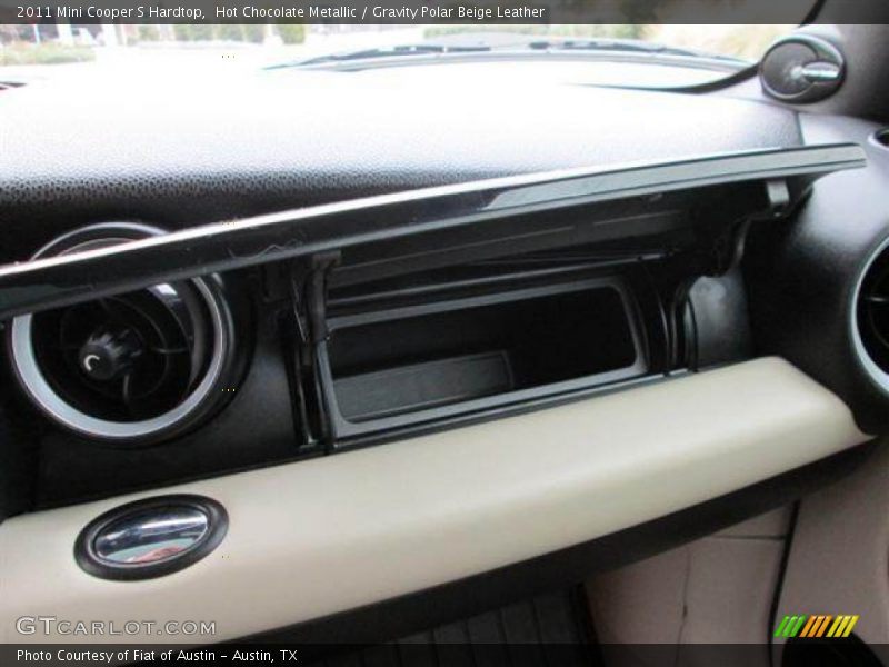 Hot Chocolate Metallic / Gravity Polar Beige Leather 2011 Mini Cooper S Hardtop