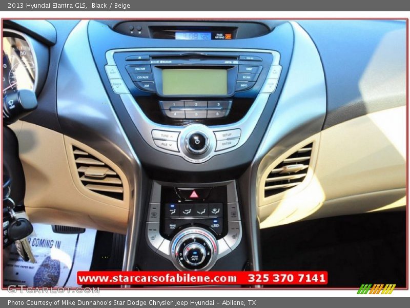 Black / Beige 2013 Hyundai Elantra GLS