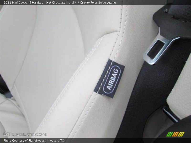 Hot Chocolate Metallic / Gravity Polar Beige Leather 2011 Mini Cooper S Hardtop
