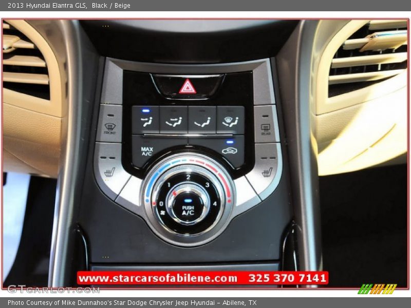 Black / Beige 2013 Hyundai Elantra GLS