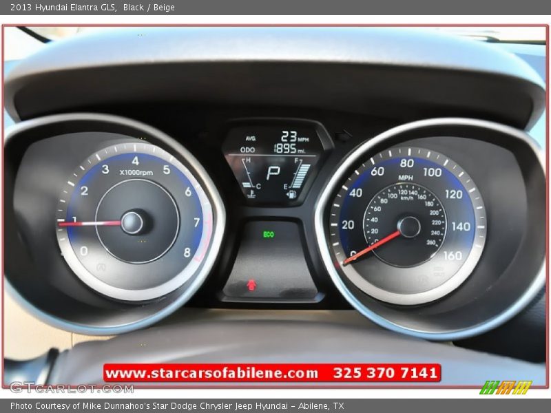 Black / Beige 2013 Hyundai Elantra GLS