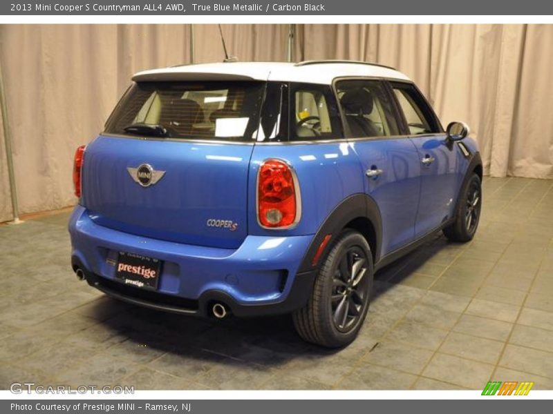 True Blue Metallic / Carbon Black 2013 Mini Cooper S Countryman ALL4 AWD