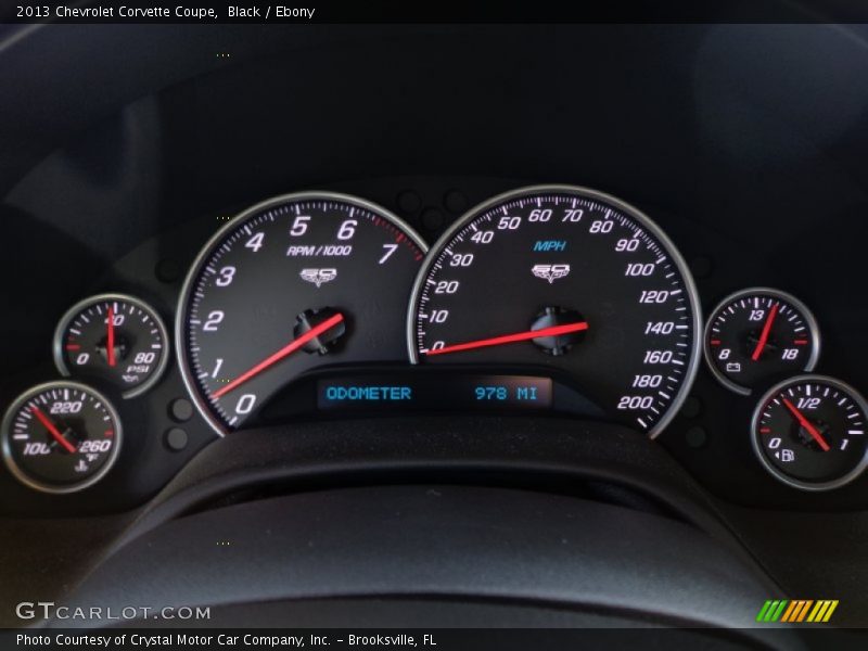  2013 Corvette Coupe Coupe Gauges