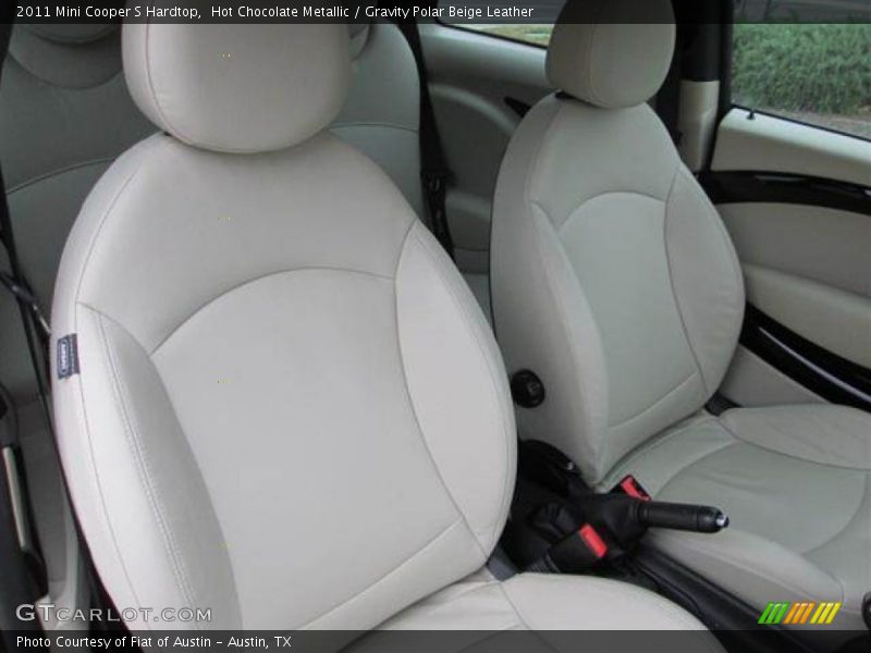 Hot Chocolate Metallic / Gravity Polar Beige Leather 2011 Mini Cooper S Hardtop
