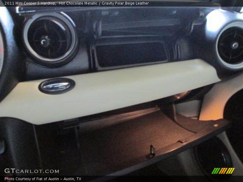 Hot Chocolate Metallic / Gravity Polar Beige Leather 2011 Mini Cooper S Hardtop