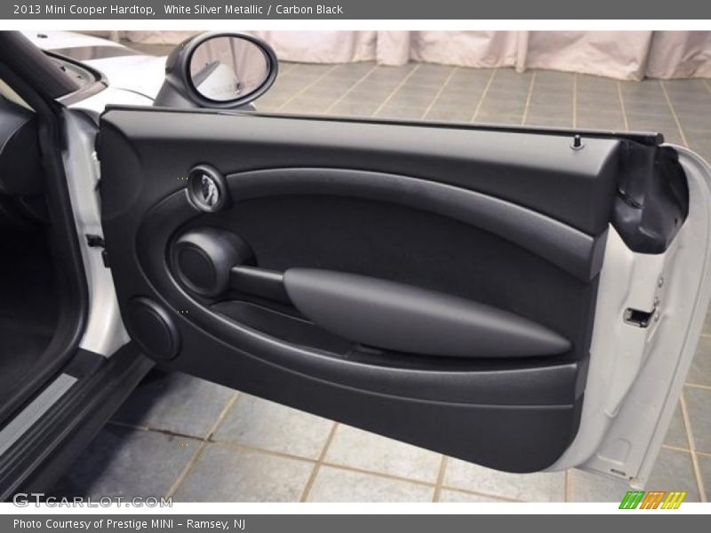 White Silver Metallic / Carbon Black 2013 Mini Cooper Hardtop