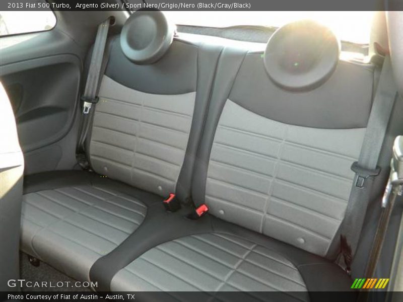 Argento (Silver) / Sport Nero/Grigio/Nero (Black/Gray/Black) 2013 Fiat 500 Turbo