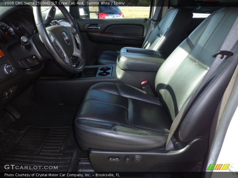 Summit White / Ebony 2008 GMC Sierra 2500HD SLT Crew Cab 4x4
