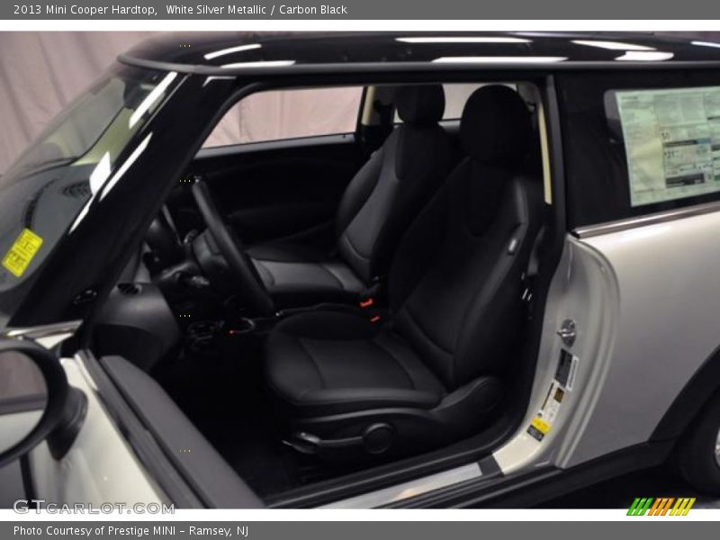 White Silver Metallic / Carbon Black 2013 Mini Cooper Hardtop