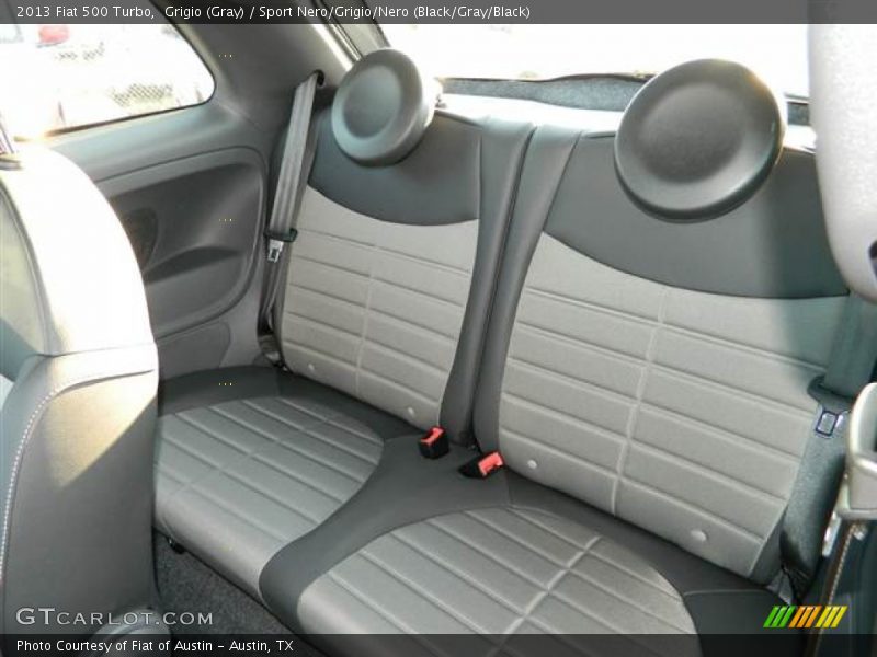 Grigio (Gray) / Sport Nero/Grigio/Nero (Black/Gray/Black) 2013 Fiat 500 Turbo