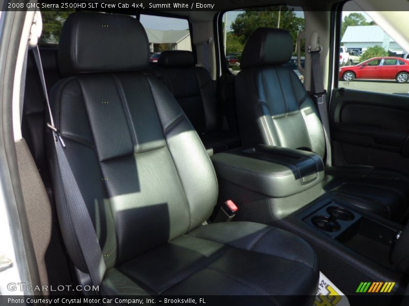 Summit White / Ebony 2008 GMC Sierra 2500HD SLT Crew Cab 4x4