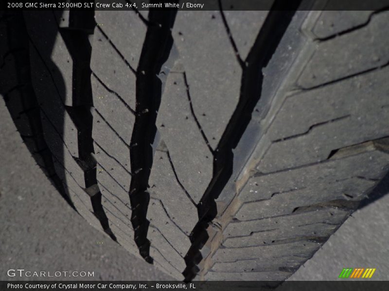 Summit White / Ebony 2008 GMC Sierra 2500HD SLT Crew Cab 4x4