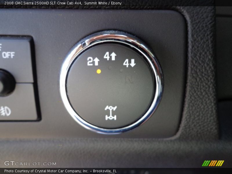 Summit White / Ebony 2008 GMC Sierra 2500HD SLT Crew Cab 4x4