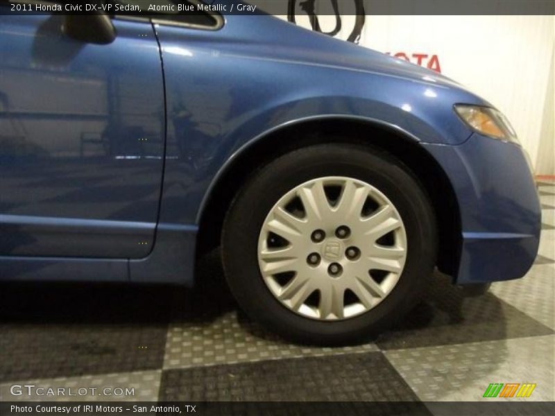 Atomic Blue Metallic / Gray 2011 Honda Civic DX-VP Sedan