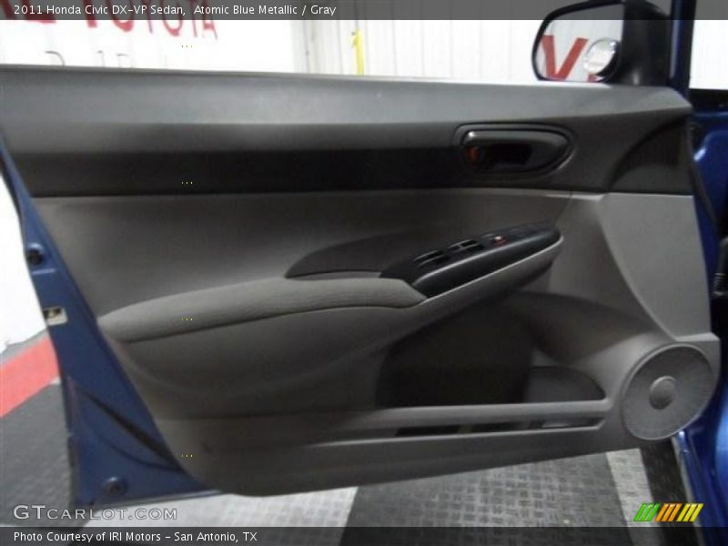 Atomic Blue Metallic / Gray 2011 Honda Civic DX-VP Sedan