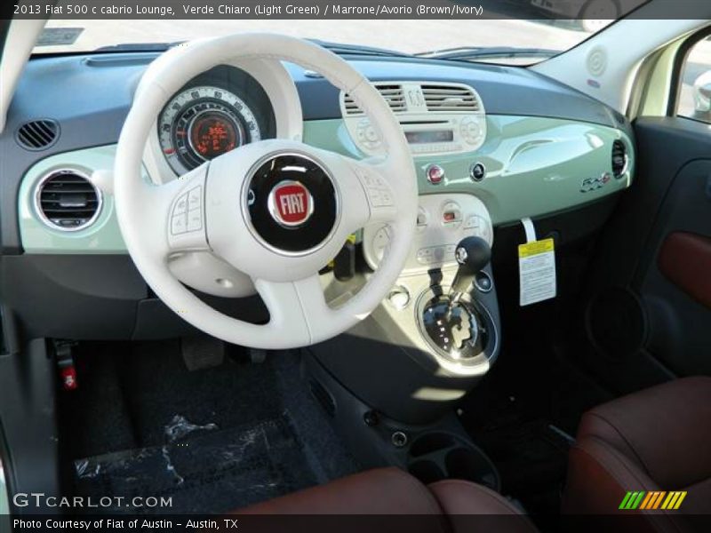 Dashboard of 2013 500 c cabrio Lounge