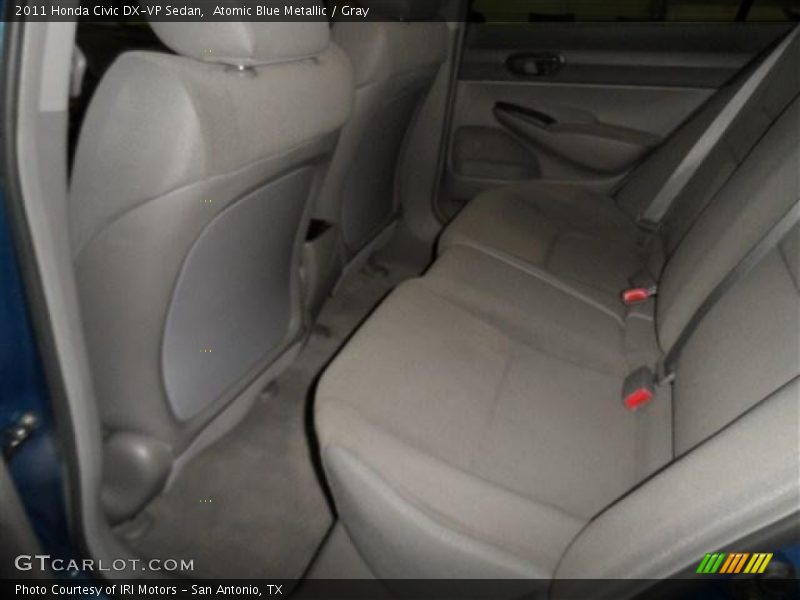 Atomic Blue Metallic / Gray 2011 Honda Civic DX-VP Sedan